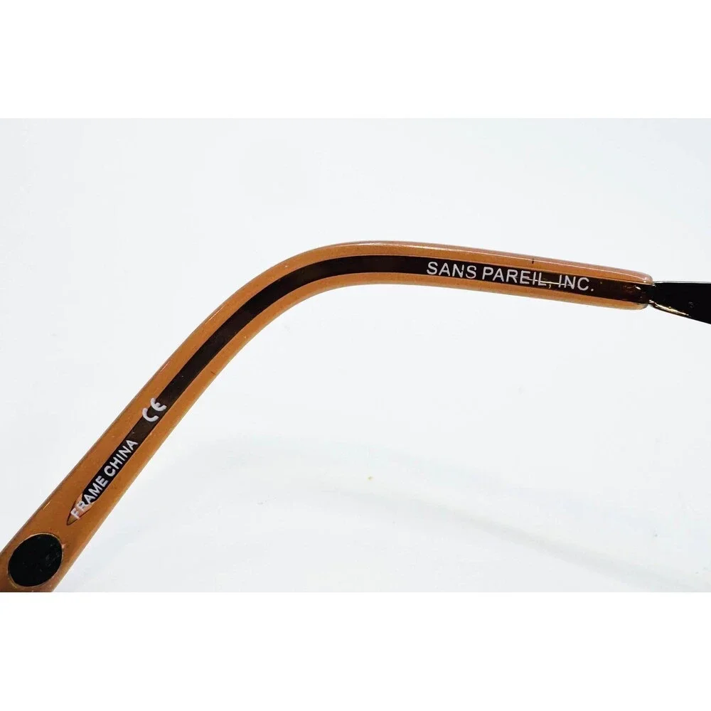 Linda Evans 330 Eyeglasses Frames Women Brown Filigree Scroll 51-17-135